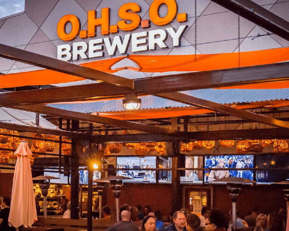 OHSO Brewery and Distillery patio in Arcadia, Phoenix